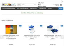 Tablet Screenshot of kobeshop.de